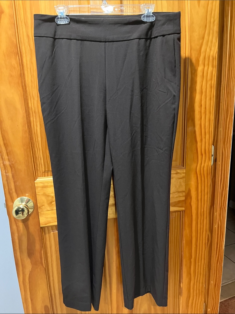 Dressbarn Brown Women's Stretch Pull-on Pants